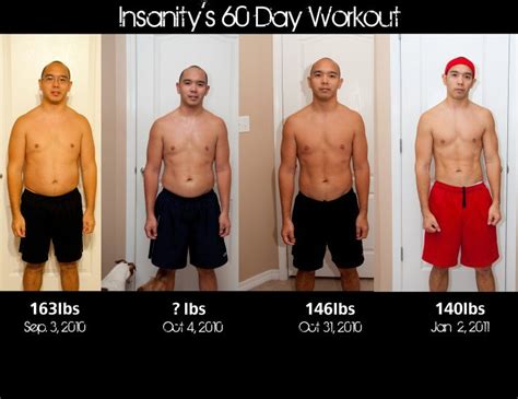 insanity before and after.